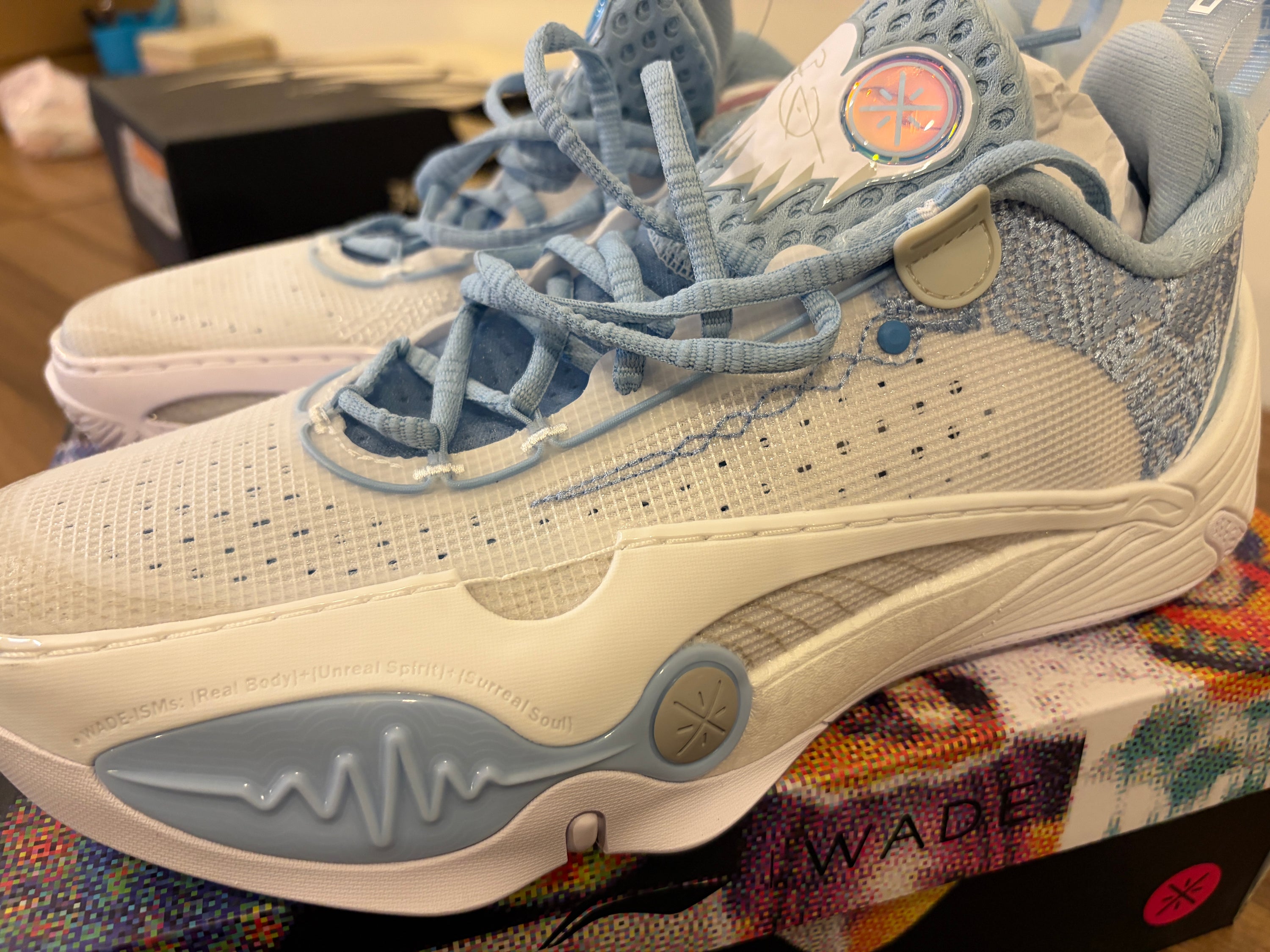 【即納品】Li-Ning Wade All city 14 ”White Blue"　27cm/US9.5 ※現品限り