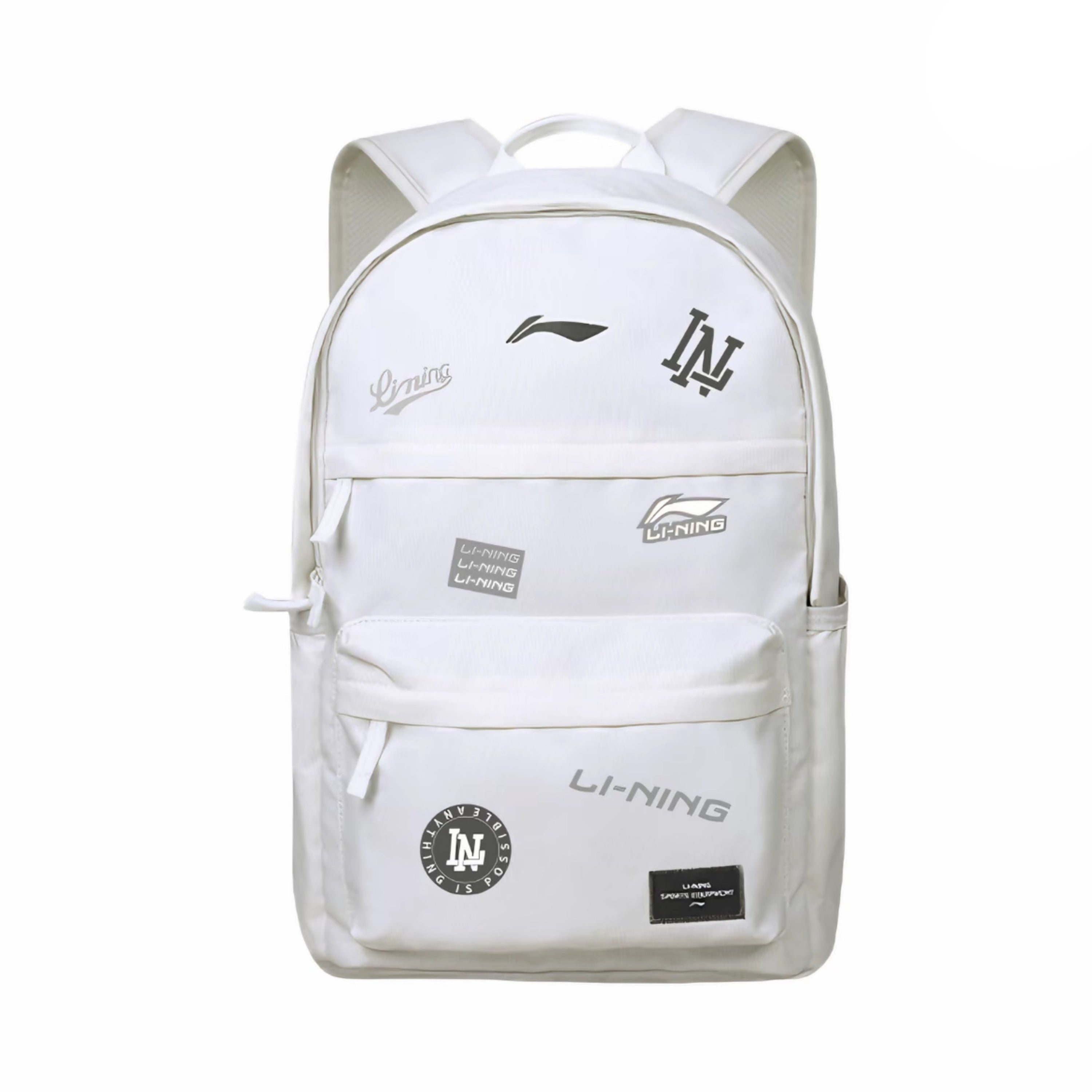 LI-NING CASUAL SPORTS BACKPACK "WHITE LOGO PATCHWORK"