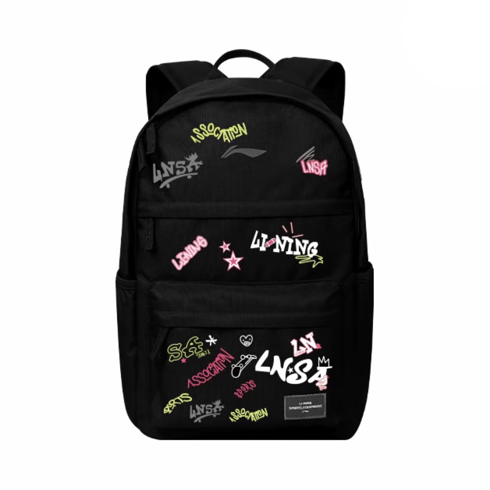 LI-NING CASUAL SPORTS BACKPACK "BLACK PATCHWORK4"