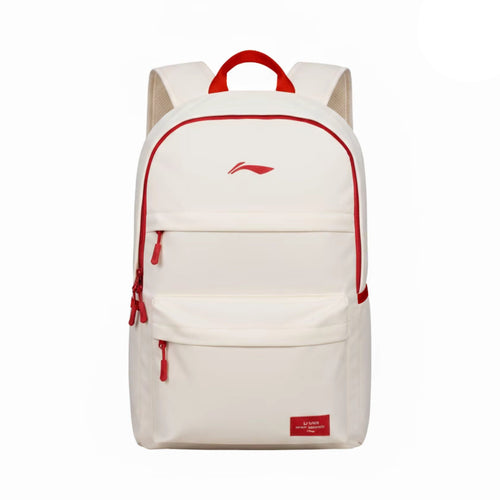 LI-NING CASUAL SPORTS BACKPACK "WHITE RED"