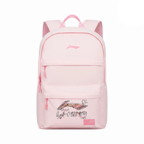LI-NING CASUAL SPORTS BACKPACK "PINK LOGO"
