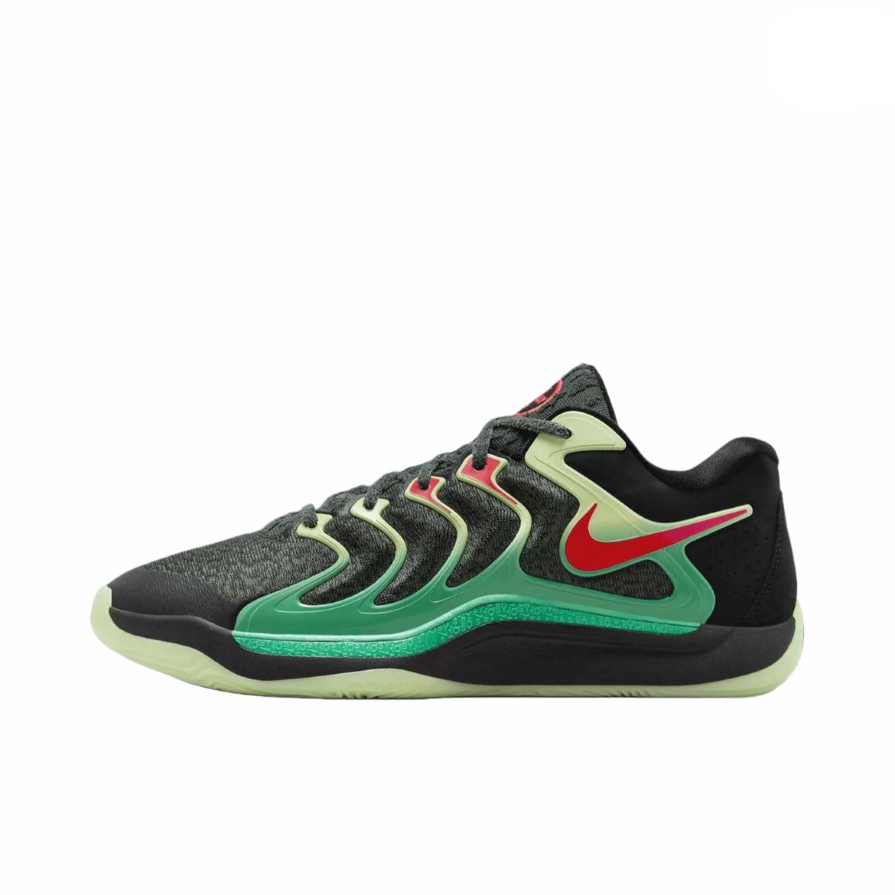 Nike KD 17 "Black/Vintage Green/Night Forest/Bright Crimson"