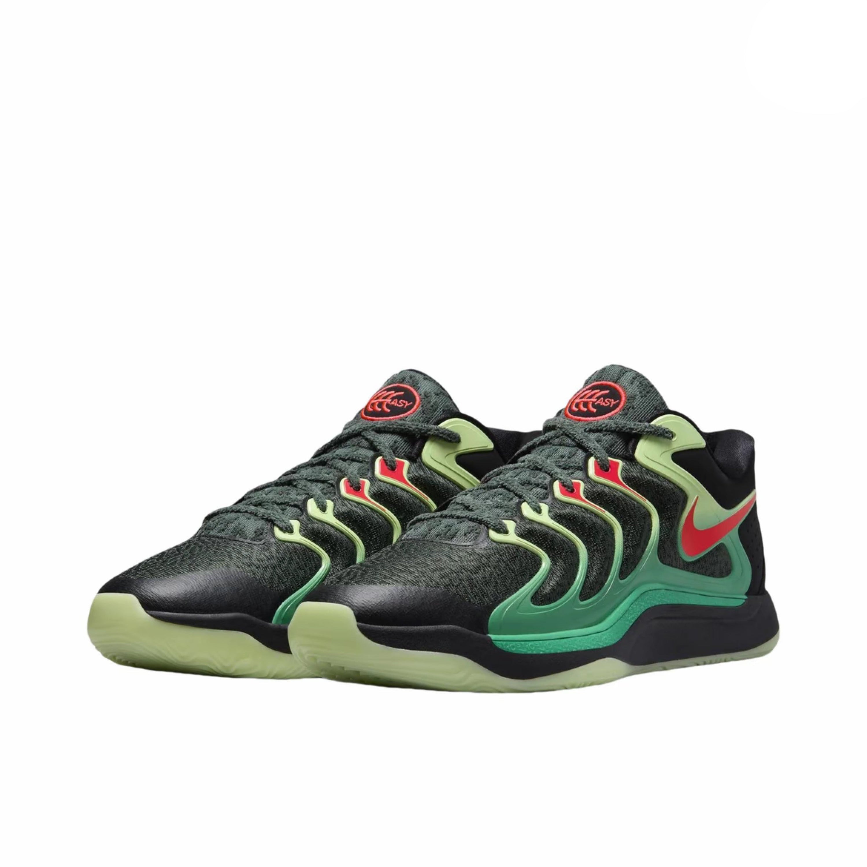 Nike KD 17 "Black/Vintage Green/Night Forest/Bright Crimson"