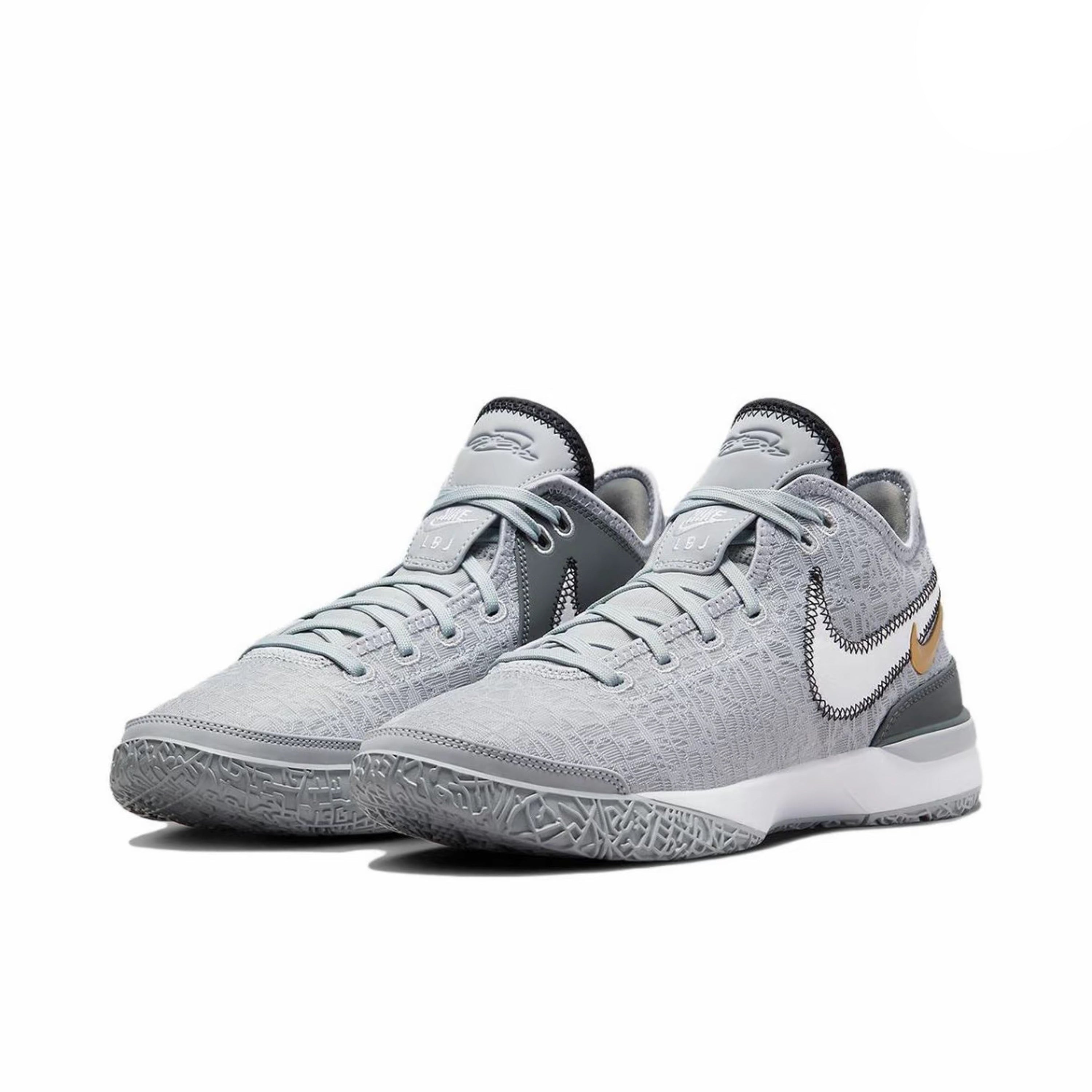 NIKE ZOOM LEBRON NXXT GEN wolf grey/white-metallic gold