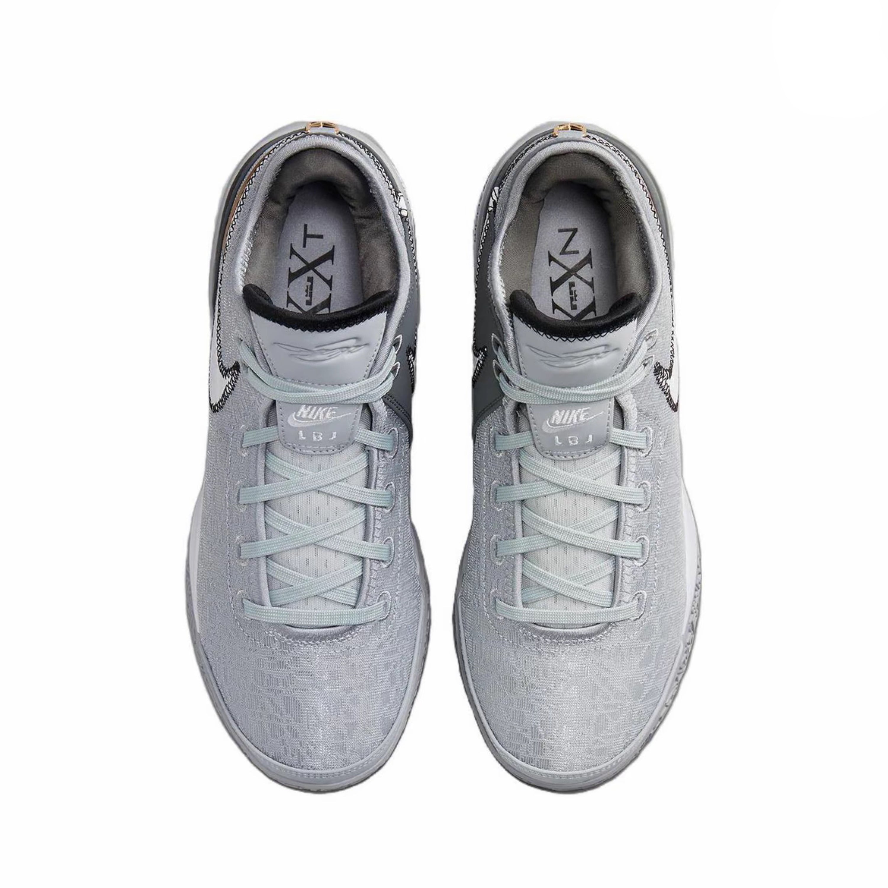 NIKE ZOOM LEBRON NXXT GEN wolf grey/white-metallic gold